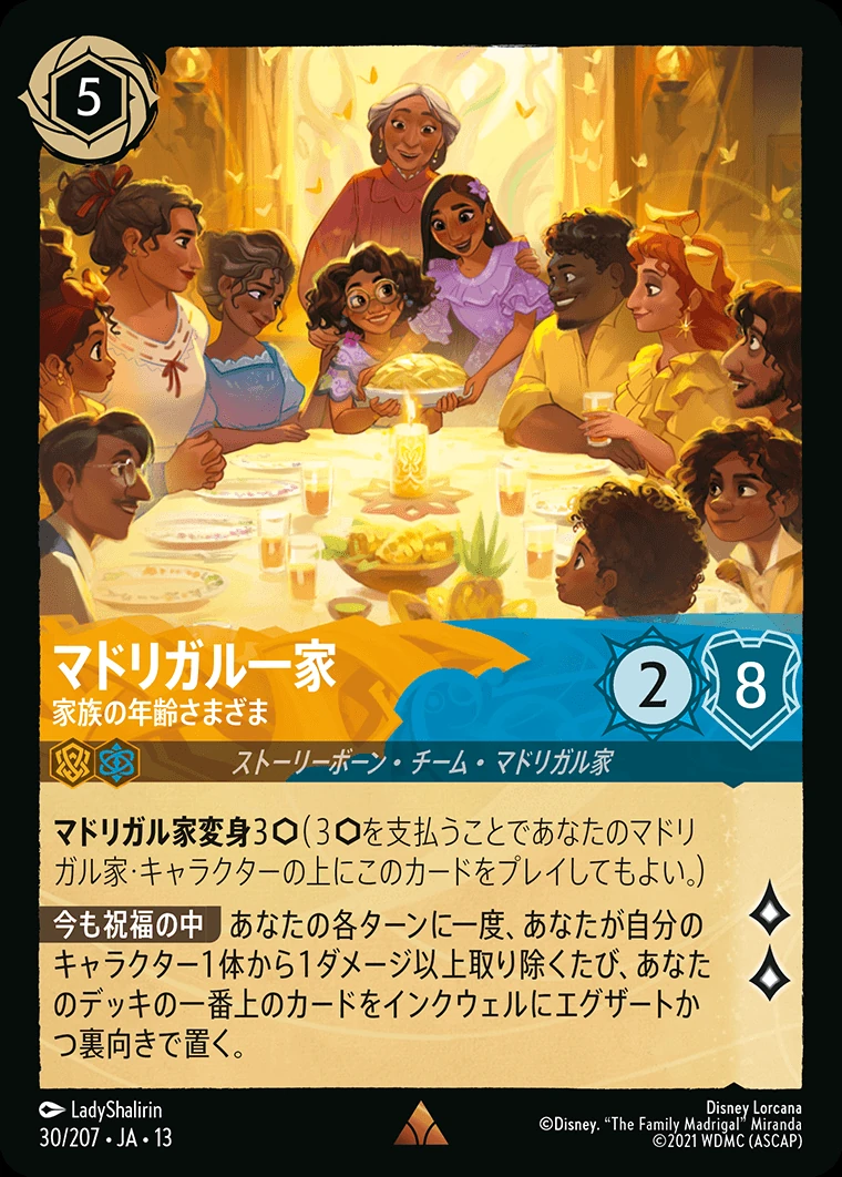 マドリガル一家／家族の年齢さまざま