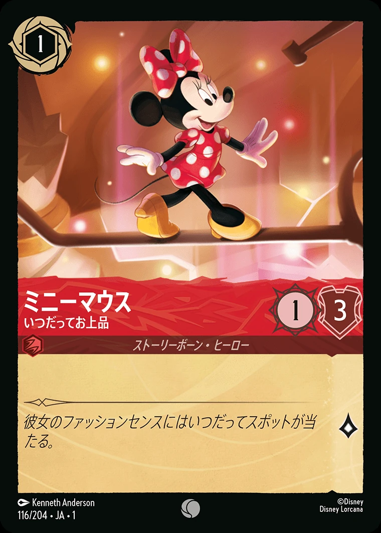 ミニーマウス／いつだってお上品